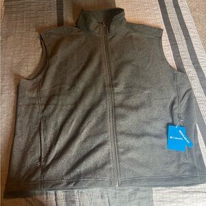 Columbia Steens Mountain Fleece Vest for Men - Charcoal XXL NWT